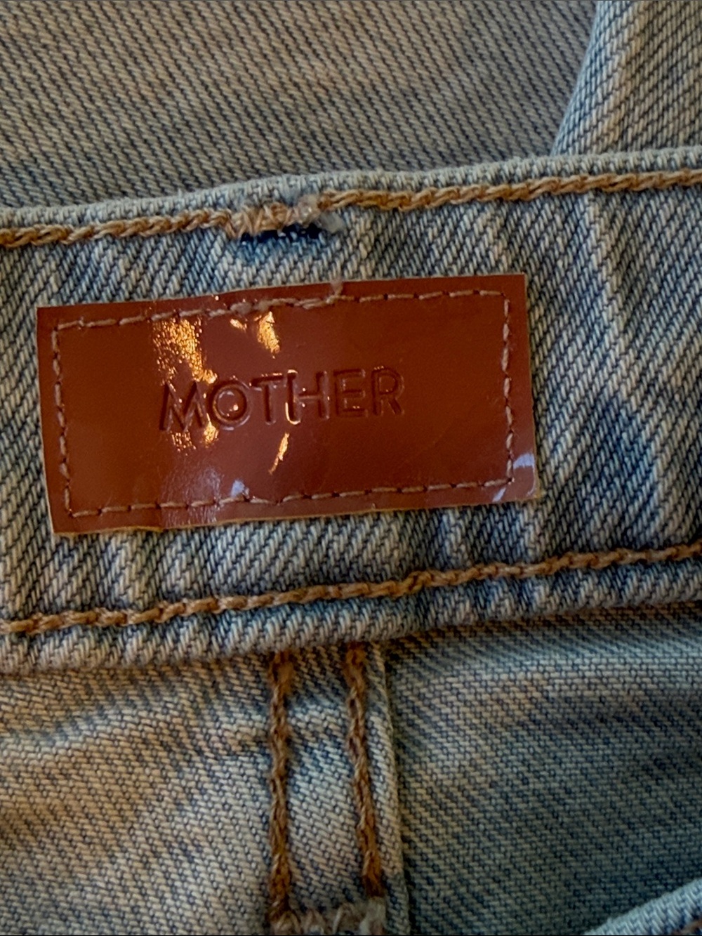 Mother Lil Husler Roller Skimp Fray Jeans in Bring The Cooler Size 27P NWT - Picture 10 of 14